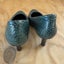 Vintage Kumfs Green Snakeskin like Heels Size 36 Carousel 2