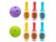 Children's Bowling Stall Toy Indoor Sports Ball Set Outdoor Boy Girl Toy Carousel 8