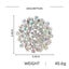 Iridescent Snowflake Brooch – Vintage-Inspired Sparkle Pin Carousel 3