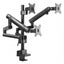 Brateck LDT20-C036P 17"-27" Triple Monitors Spring-Assisted Desk Mount Bracket. Carousel 1