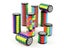 3D 7 Level Rotate Slide Cylinder IQ Puzzle Toy For Kids Carousel 4