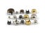 100sets 2-6mm Metal Round Cap Claw Rivets Studs Leather Craft Bag Belt Garment Carousel 3