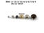 100sets 2-6mm Metal Round Cap Claw Rivets Studs Leather Craft Bag Belt Garment Carousel 4