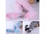 Cosplay High Long Knee Socks Pink Strip Kawaii Cat Paw Print Stockings Women Carousel 3
