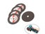 5PCS 75mm Grinding Wheel Metal Cutting Disc Polishing Sheet For 12V Mini Angle Carousel 4