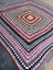 Vintage Crochet Square Granny Blanket Carousel 4