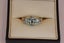 9ct Topaz & Diamond ring Carousel 1