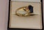 9ct Large Sapphire & Diamond ring Carousel 5