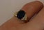 9ct Large Sapphire & Diamond ring Carousel 6