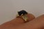 9ct Large Sapphire & Diamond ring Carousel 7