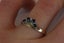9ct Topaz & Diamond ring Carousel 7