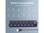 Switch Extension Hub 7-port USB2.0 Hub Computer USB Extension Hub One Drag Carousel 6