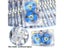 1PC Transparent Standard Cassette Empty 45 Minutes Magnetic Audio Tape Carousel 1