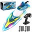 RC Boat 30+ KPH Remote Control Speedboat Racing Boats 60Min 3 Speeds Self Carousel 6