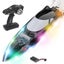RC Boat 30+ KPH Remote Control Speedboat Racing Boats 60Min 3 Speeds Self Carousel 11
