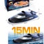 Turbojet Remote Control Speedboat 3-Speed 30km/h+ ABS Hull 150m 2.4G RC 30Mins Carousel 2