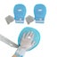 2Pcs Hand Restraint Glove for Elderly Dementia for Alzheimer's Patients Carousel 4