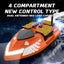 5200mAh 2 Batteries RC Bait Boat for Fishing Baits GPS 500M Range 2 HOURS Last Carousel 1