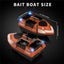 5200mAh 2 Batteries RC Bait Boat for Fishing Baits GPS 500M Range 2 HOURS Last Carousel 9