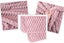 2 in 1 Jacquard Travel Pillow Blanket Packable Travel Blanket for Airplane-Pink Carousel 5