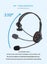 Single Ear for Laptop Cell Mobile Phone Noise Cancelling Headset Call Center Carousel 3