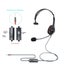 Single Ear for Laptop Cell Mobile Phone Noise Cancelling Headset Call Center Carousel 5