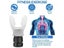 New Sports Breathing Trainer Portable Lung Capacity Abdominal Breathing Trainer Carousel 7