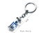 Fashion Natural Eternal Flower Keychains Dried Flower Plants Keyrings Carousel 6
