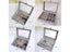 Velvet Glass Ring Earring Jewelry Display Organizer Box Tray Holder Storage Carousel 4