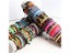 20Pcs/Lot Handmade Retro Vintage Leather Cuff Bracelets Colorful Bangle Jewelry Carousel 7