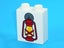 ®™DUPLO - Brick Red Lantern with Flame Pattern ~Retired Jan 2020~ Carousel 2