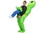 Alien Mascot Costume Green Alien Carrying Human Adult Inflatable Costume Anime Carousel 4