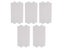 5PCS Mica Plate Sheet For Microwave Oven Replacement Repairing Accessory For Carousel 1