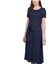 NY Collection Womens Swiss Dot Pin Tuck Midi Dress Carousel 1