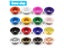100 Sets 4mm Multicolor Metal Eyelets Grommet Ring With Washer For DIY Items Carousel 3