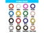 100 Sets 4mm Multicolor Metal Eyelets Grommet Ring With Washer For DIY Items Carousel 4