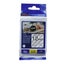 Brother Tze 12mm Laminated Tape - Black On Clear (BCL107) Carousel 1