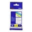 Brother TZe 12mm White On Clear Tape - White On Clear (BCL114) Carousel 1
