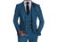 Fashion Men Leisure Boutique Single Buckle Slim Fit Dress Wedding Suit 3 Piece Carousel 3
