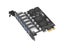 NEW 7 Port USB 3.0 PCI Express X1 Expansion Card PCI-E PCI E USB 3.0 Board USB3 Carousel 6