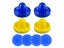 Air Hockey Pusher Air Hockey Set Handle Pusher Toy Set Set Table Hockey Pusher Carousel 6