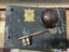 Vintage H&T Vaughan lock and key RARE Carousel 1