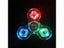 Luminous LED Light Fidget Spinner Hand Top Spinners Glow In Dark Light EDC Carousel 7