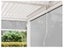 Louvre Roof System Mesh Blind 3.7m White Carousel 4