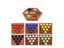 Hexagon Drawer Acrylic Bead Checkers Children Adult Puzzle Hexagon Wooden Carousel 6