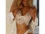 Lace Lingerie Set Sexy Underwear Hollow Eyelashes Lace Bra And Panty Set White Carousel 4