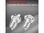 6/12pcs 12mm Momentary Push Button Switch 12V Waterproof Power Pushbutton Small Carousel 3