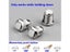 6/12pcs 12mm Momentary Push Button Switch 12V Waterproof Power Pushbutton Small Carousel 4