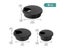 Cable Cord Grommet 1-1/2 2.5 2 Inch Black White ABS Grommets For Desk Furniture Carousel 6