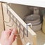 1Pcs Stainless Steel 5-Hook Cabinet Hooks - Punch Free Strong And Durable Carousel 5